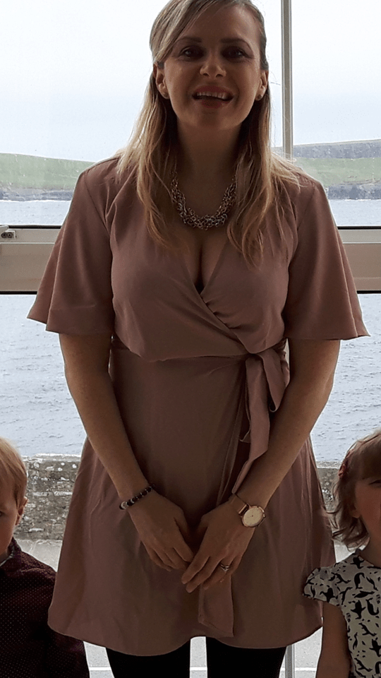 penneys pink wrap dress me final.png