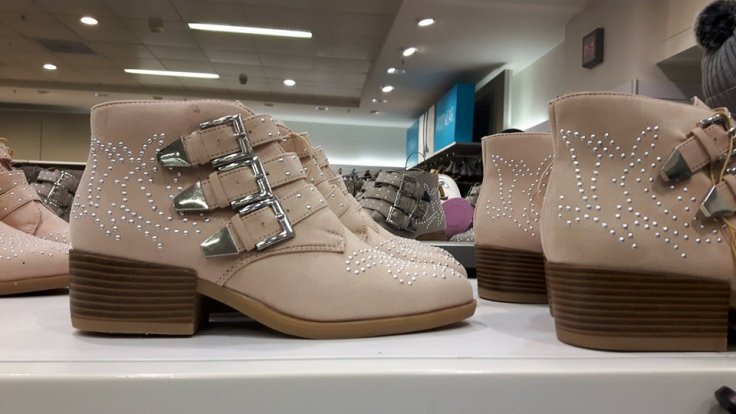 25th penneys stud boots ,blush and nude colours