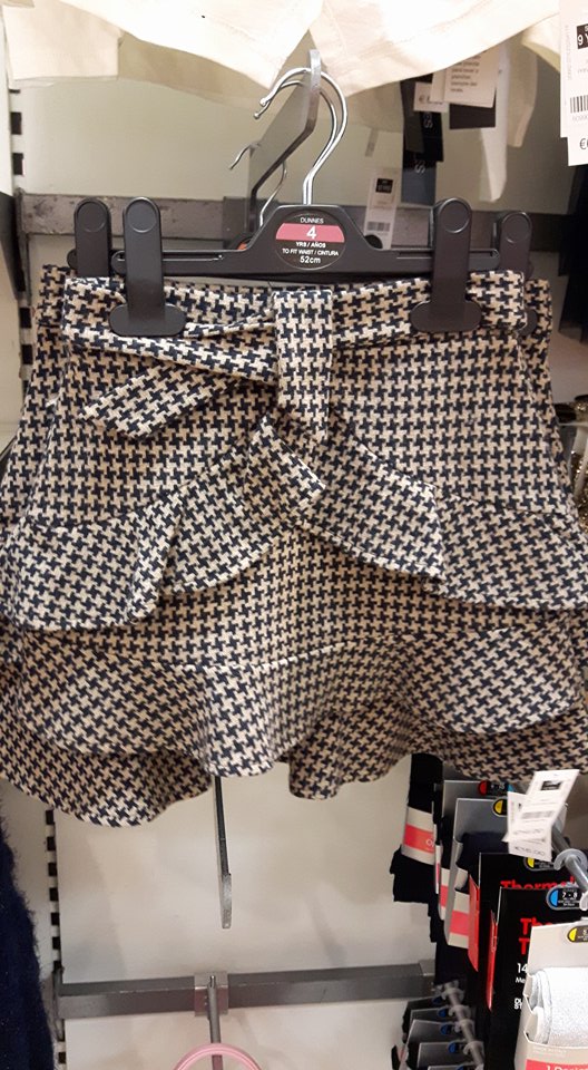 houndstooth skirt