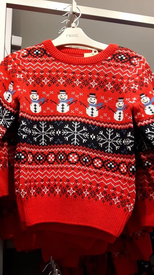 next boys christmas jumper