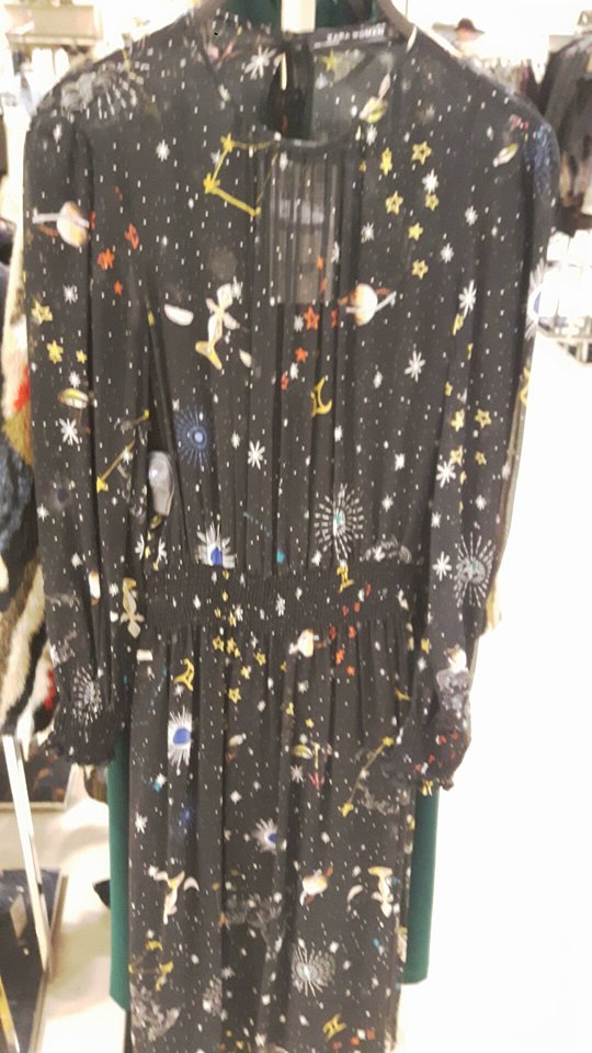 zara star dress