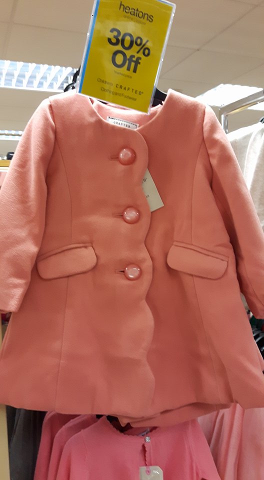 heatons pink coat